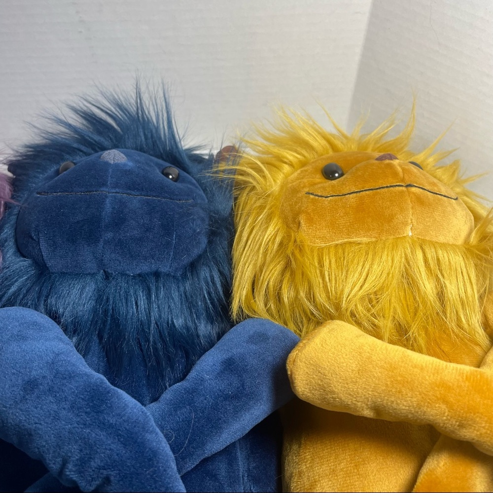 BNWT HTF Jellycat Monster Set of 4 JINX LUDA ZEKE GIBBLES, GREAT BASKET STUFFERS - Picture 12 of 16